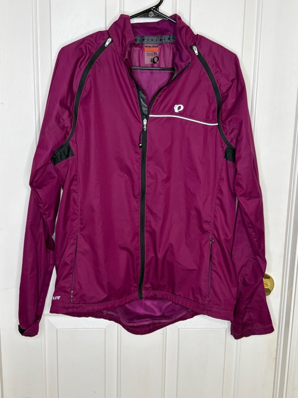 Pearl Izumi Elite Cycling Jacket Womens XL Pink Vent READ